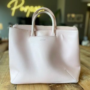Matt and Nat Blush Pink Vegan Leather Satchel
